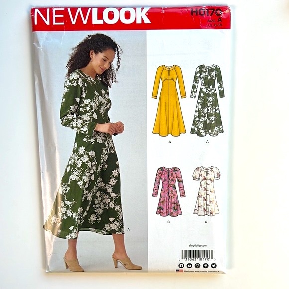 Lot of 7 NEW LOOK Sewing Patterns R10281 R10087 R10098 R10535 R10283 H0170 N6072 - Picture 15 of 16